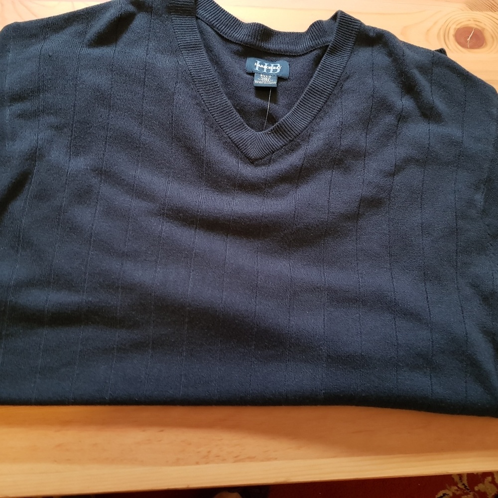 NWT Harbor Bay V-Neck Sweater Size:XL